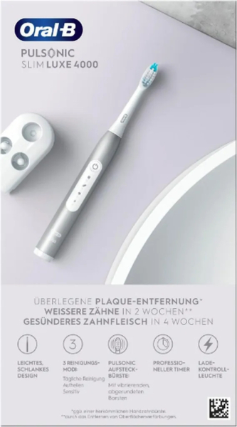Preview: Braun Oral-B Pulsonic Slim Luxe 4000 Platin